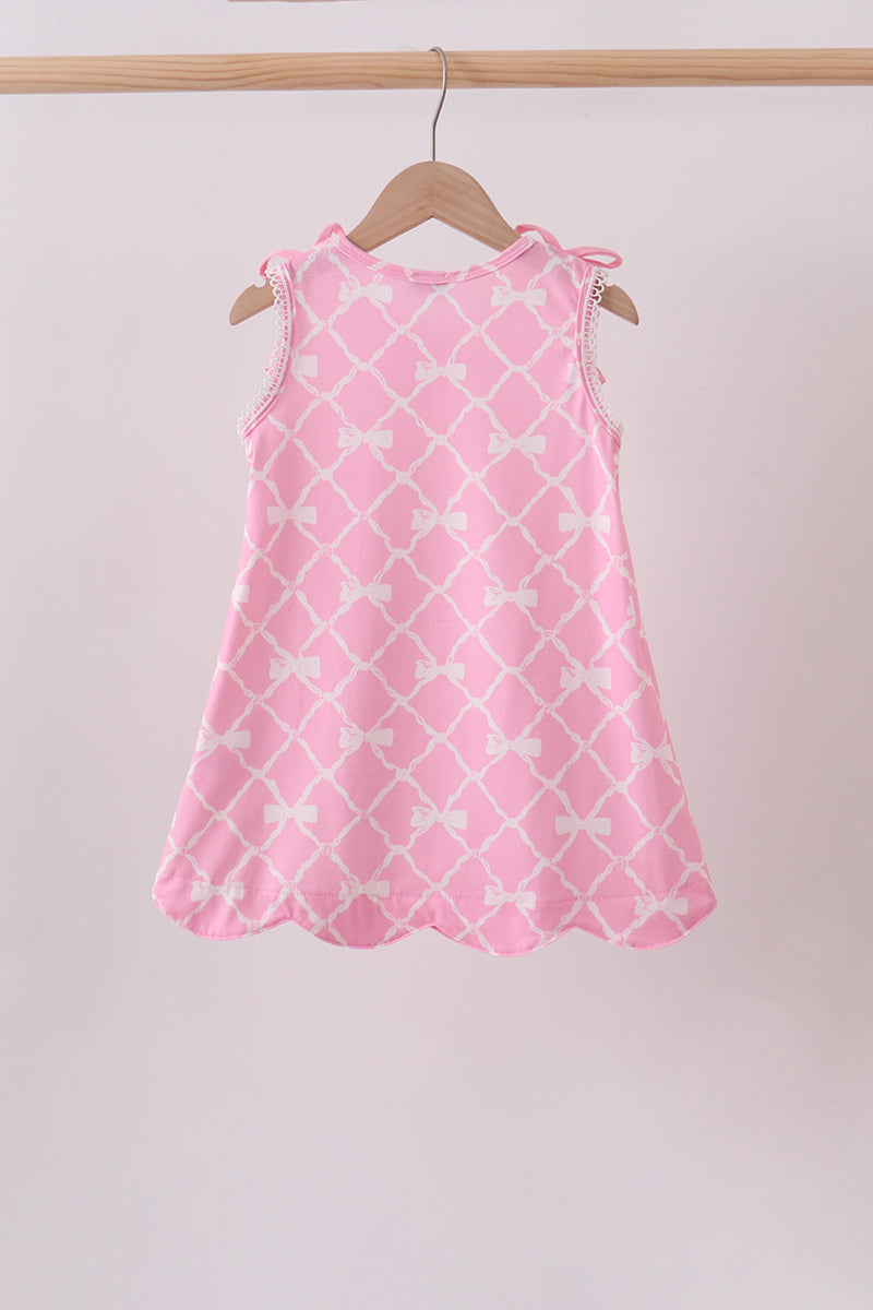 Robe à Nœud Rose