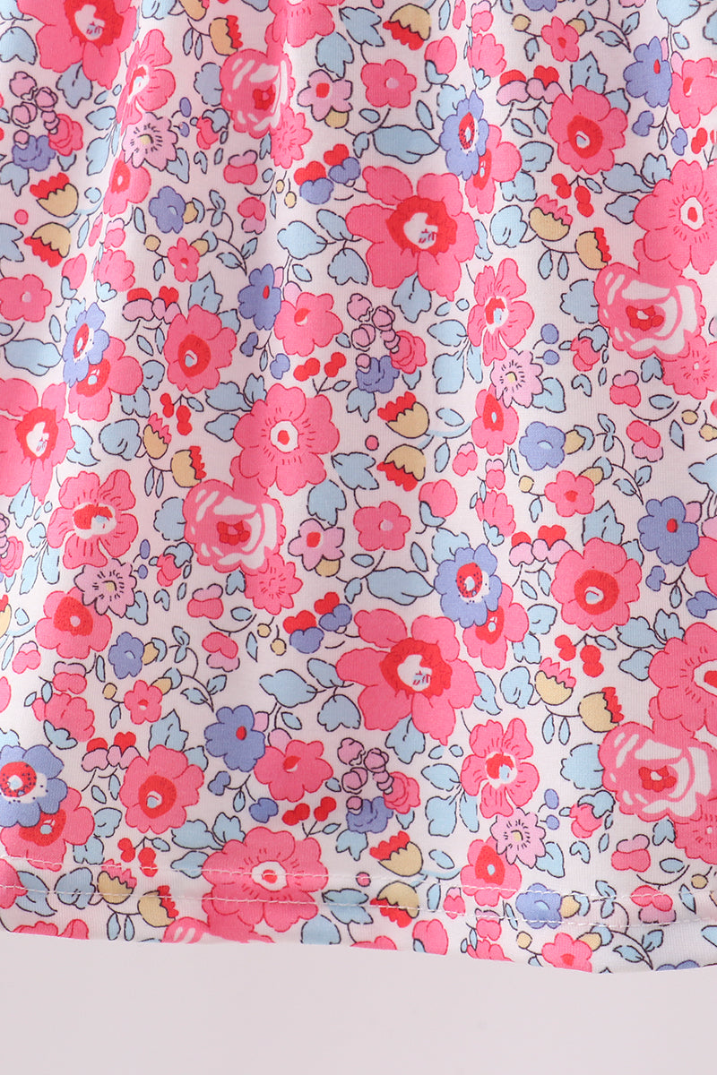 Ensemble Bloomer Fleuri Rose