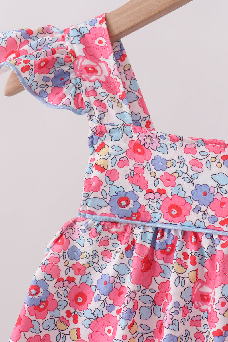 Ensemble Bloomer Fleuri Rose