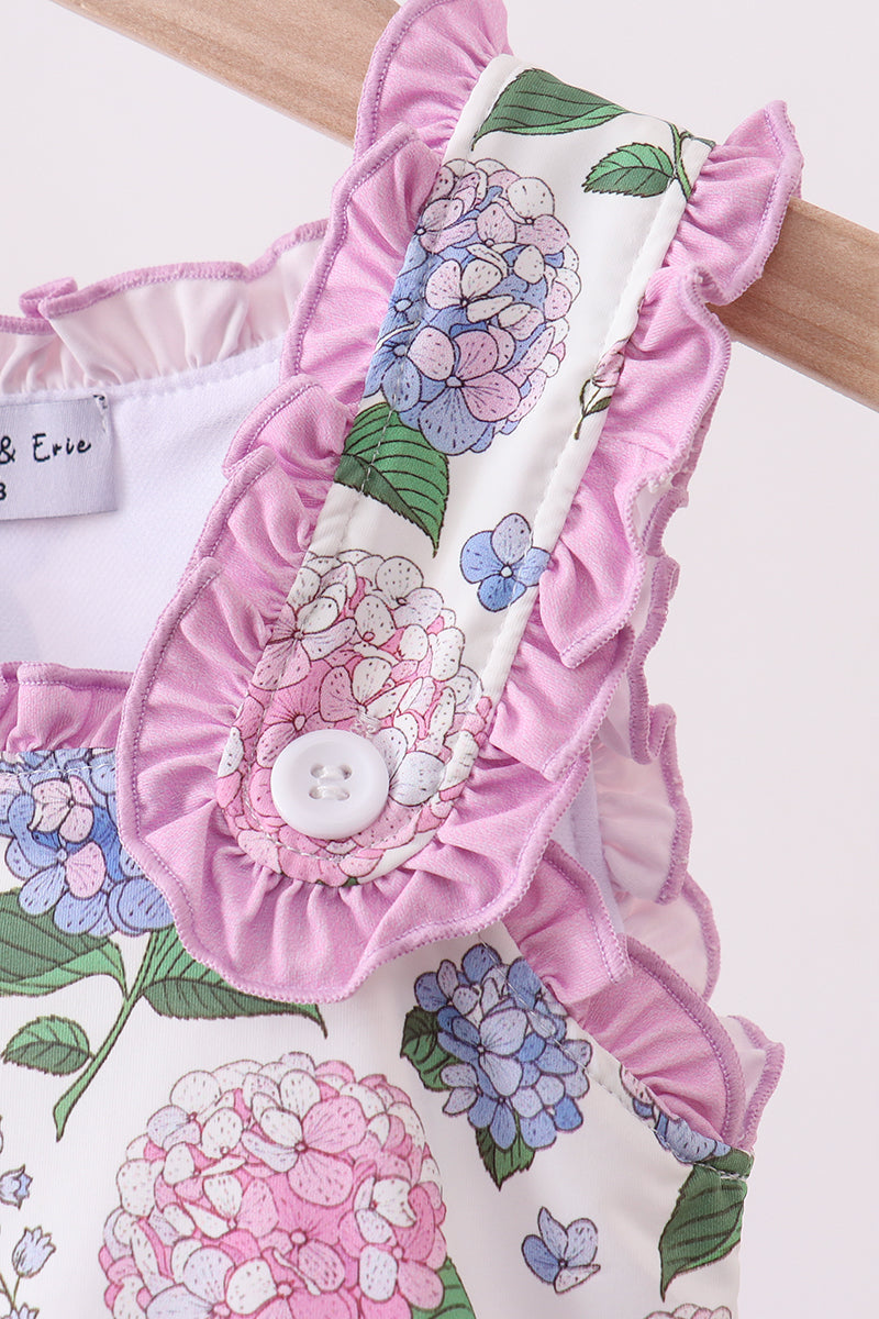 Maillot de bain une pièce UPF Hortensia violet