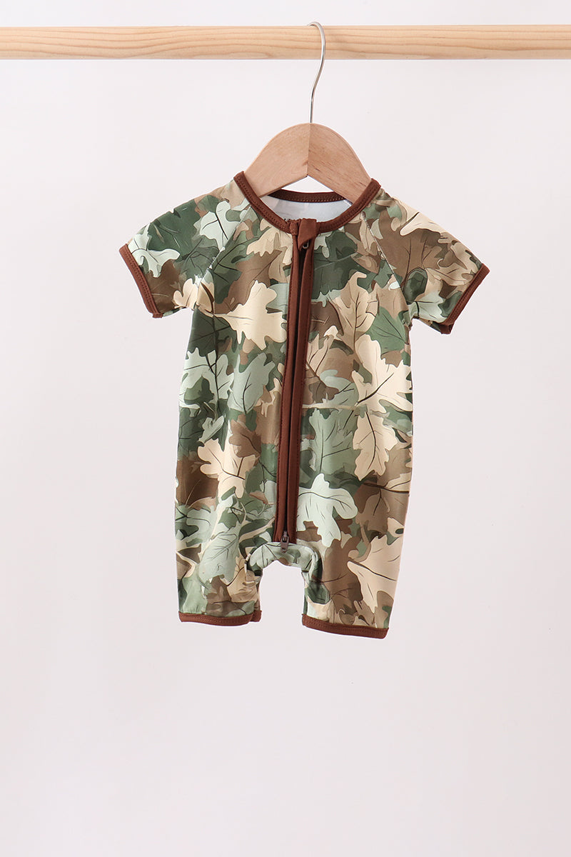 Barboteuse Camouflage Bambou