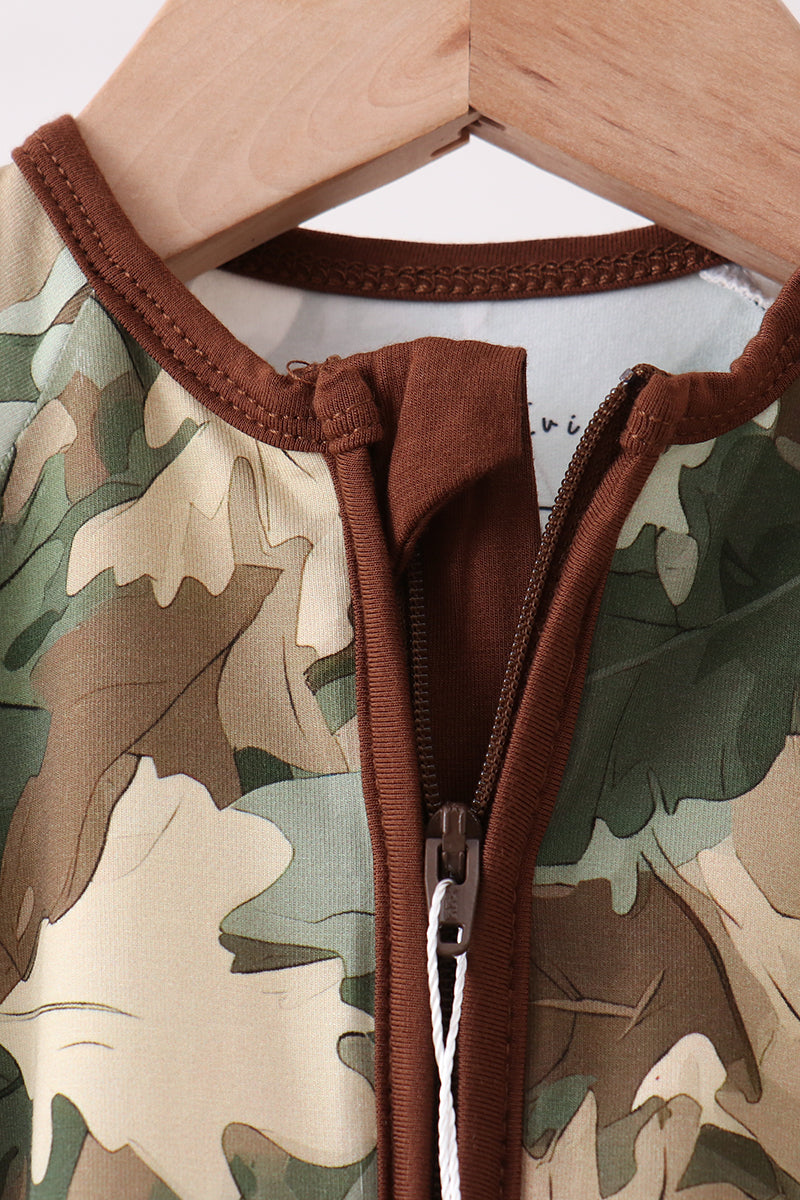 Barboteuse Camouflage Bambou