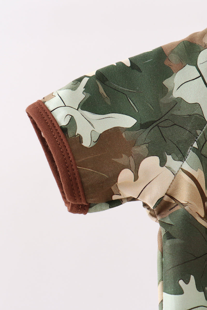 Barboteuse Camouflage Bambou