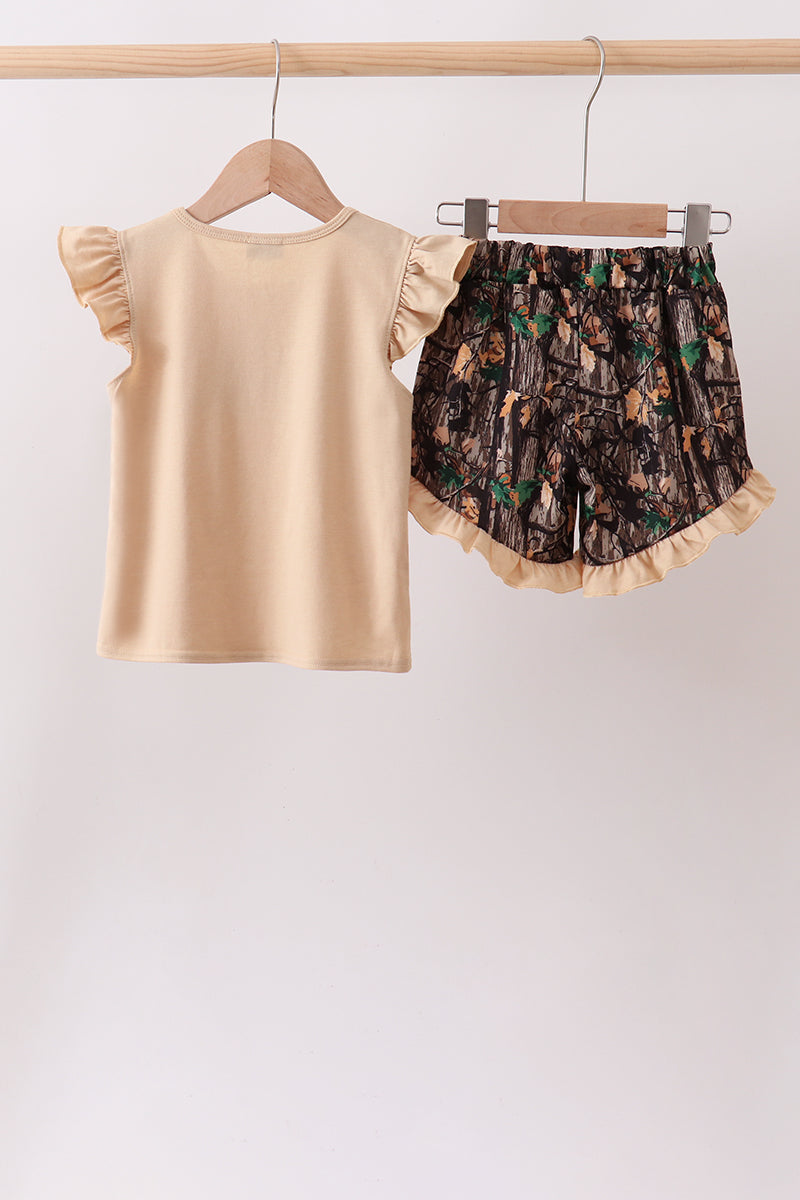 Ensemble brodé Canard Camouflage