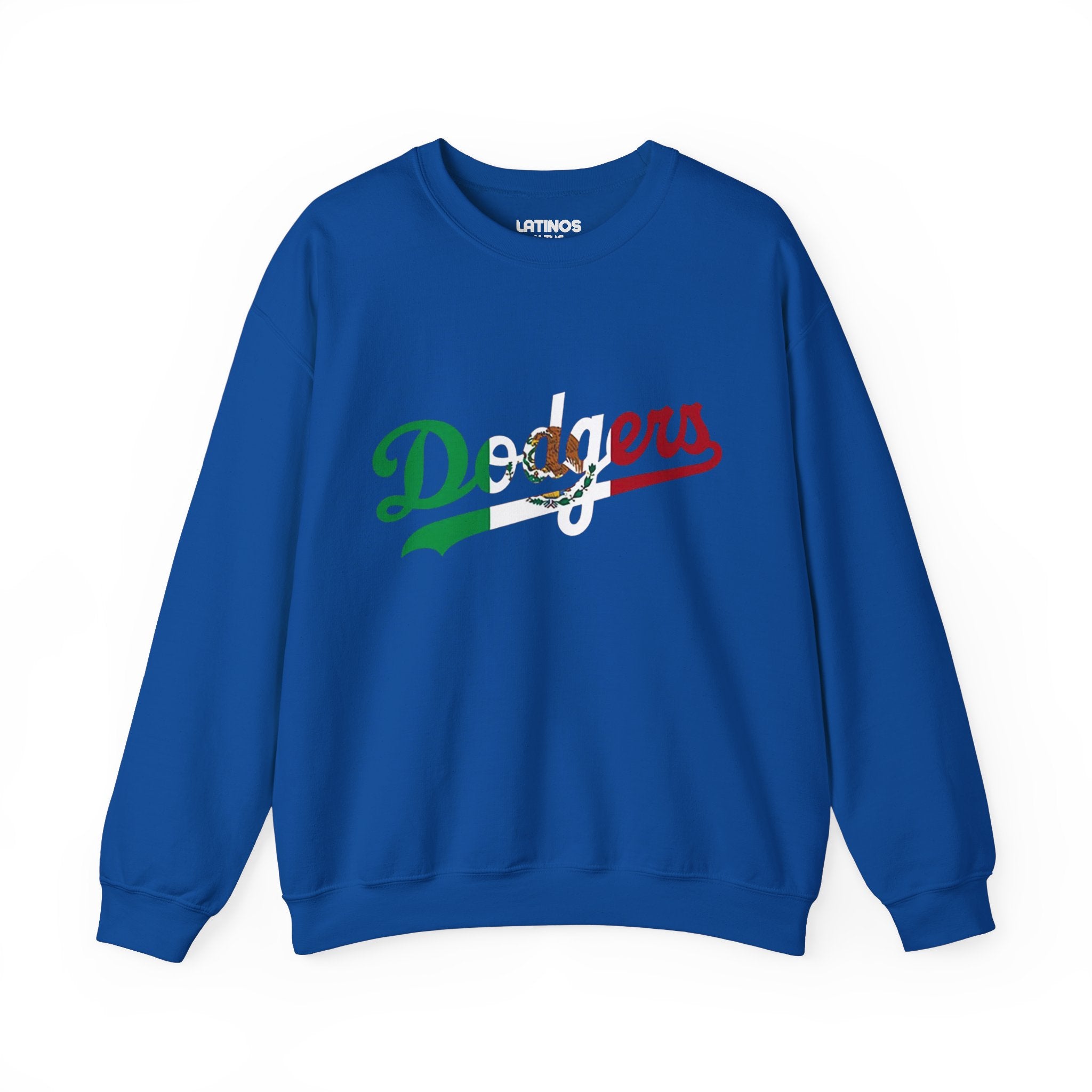 Sweat-shirt ras du cou Los Angeles Mexican Pride Dodger | Séries mondiales 2025 Champions de LA Baseball | Latino drôle | 3 couleurs