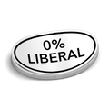 Autocollant anti-libéral 0 %