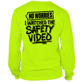 Visionnage des vidéos de sécurité - T-shirt de sécurité jaune fluo à manches longues