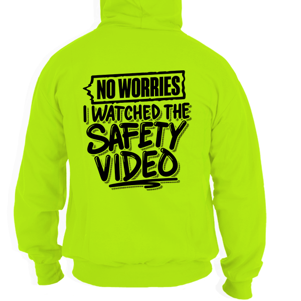 Visionné les vidéos de sécurité - Vêtements de travail : sweat à capuche haute visibilité