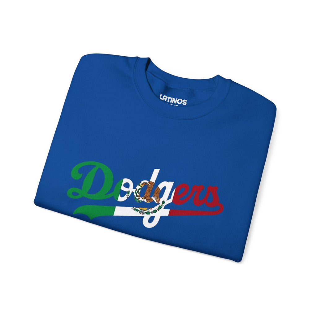 Sweat-shirt ras du cou Los Angeles Mexican Pride Dodger | Séries mondiales 2025 Champions de LA Baseball | Latino drôle | 3 couleurs