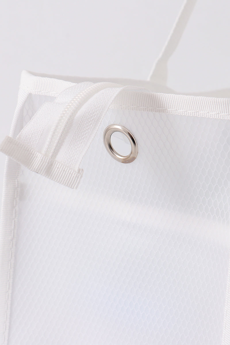 Sac de voyage de plage étanche transparent blanc