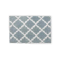 Tapis de bain Bibb Home 1 ou 2 paquets, motif treillis micro shaggy, 43 x 61 cm