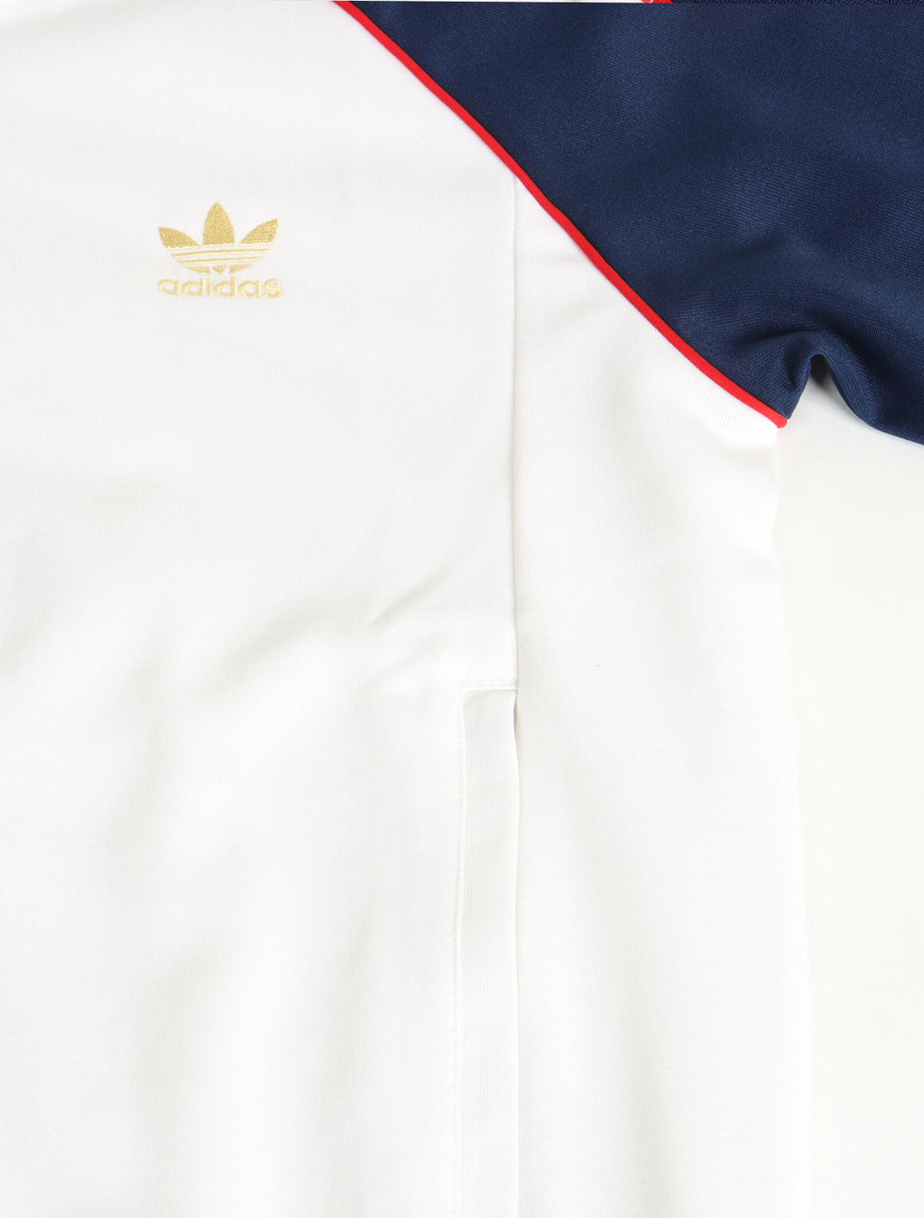 Veste de survêtement classique Adidas Adicolor - Blanc nuage