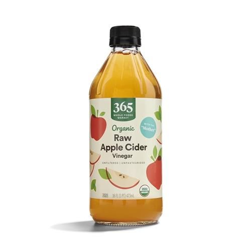 Whole Foods Market, Vinaigre de cidre de pomme cru biologique, 473 ml