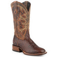 Botte de cowboy en alligator pour homme Stetson Grator (marron/marron foncé)