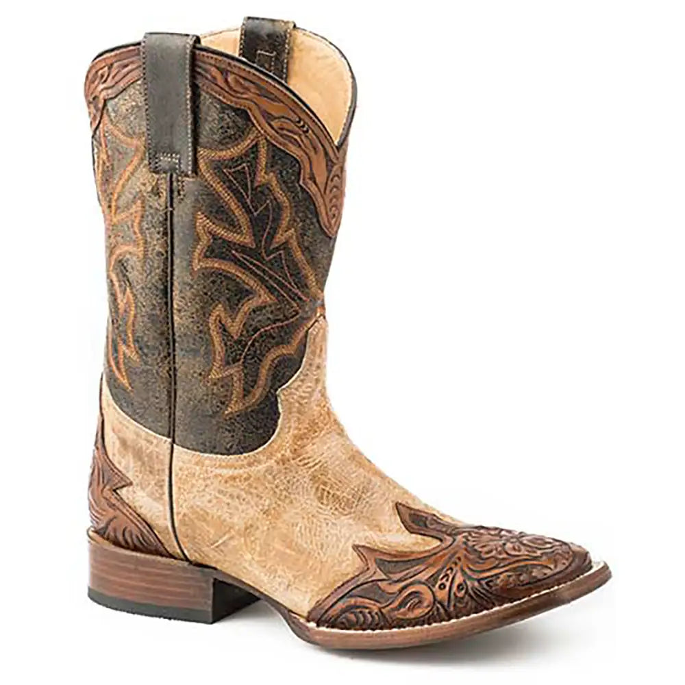 Stetson Julian (Noir) - Bottes de cowboy pour homme