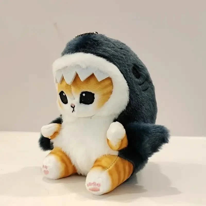 Peluche Chat Requin Mignonne de 30 cm