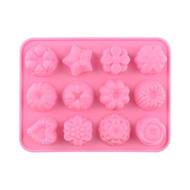 12 Emoticônes Moule à glaçons en silicone Moule de cuisson pour gâteaux bonbons chocolat sucre glace Pâtisserie Alimentaire Outil de cuisine et bar multifonction amusant Moules emoji en silicone Moules flexibles Accessoires de cuisine