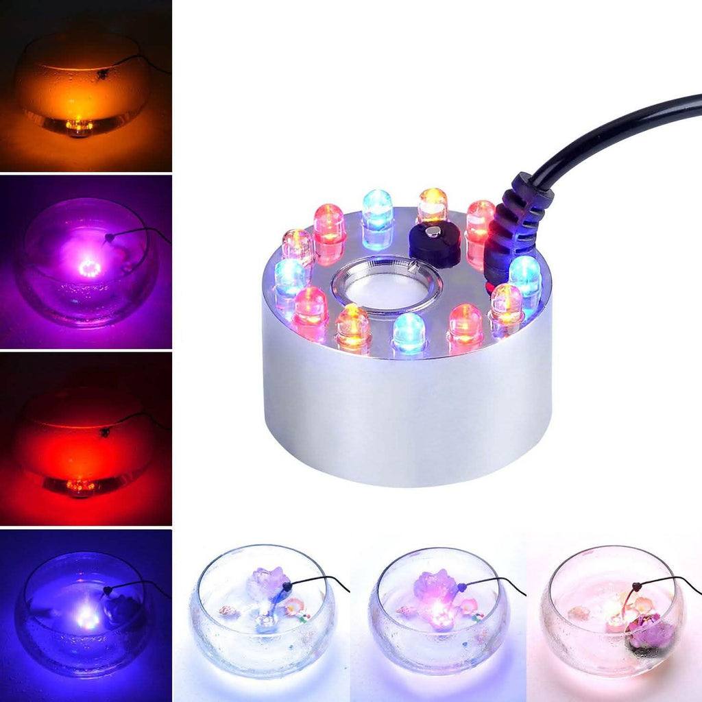 Diffuseur de brume 12 LED changeantes de couleur