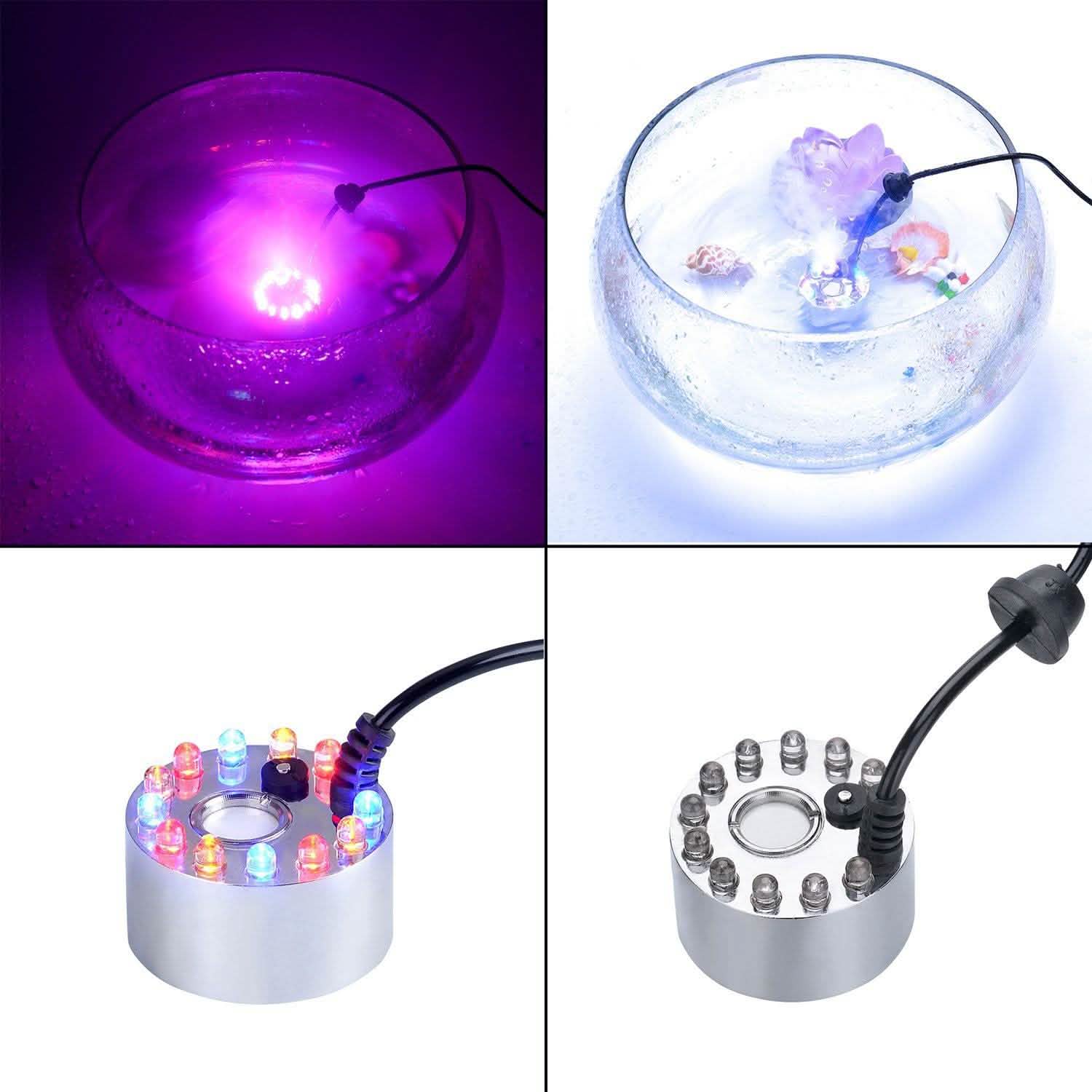 Diffuseur de brume 12 LED changeantes de couleur