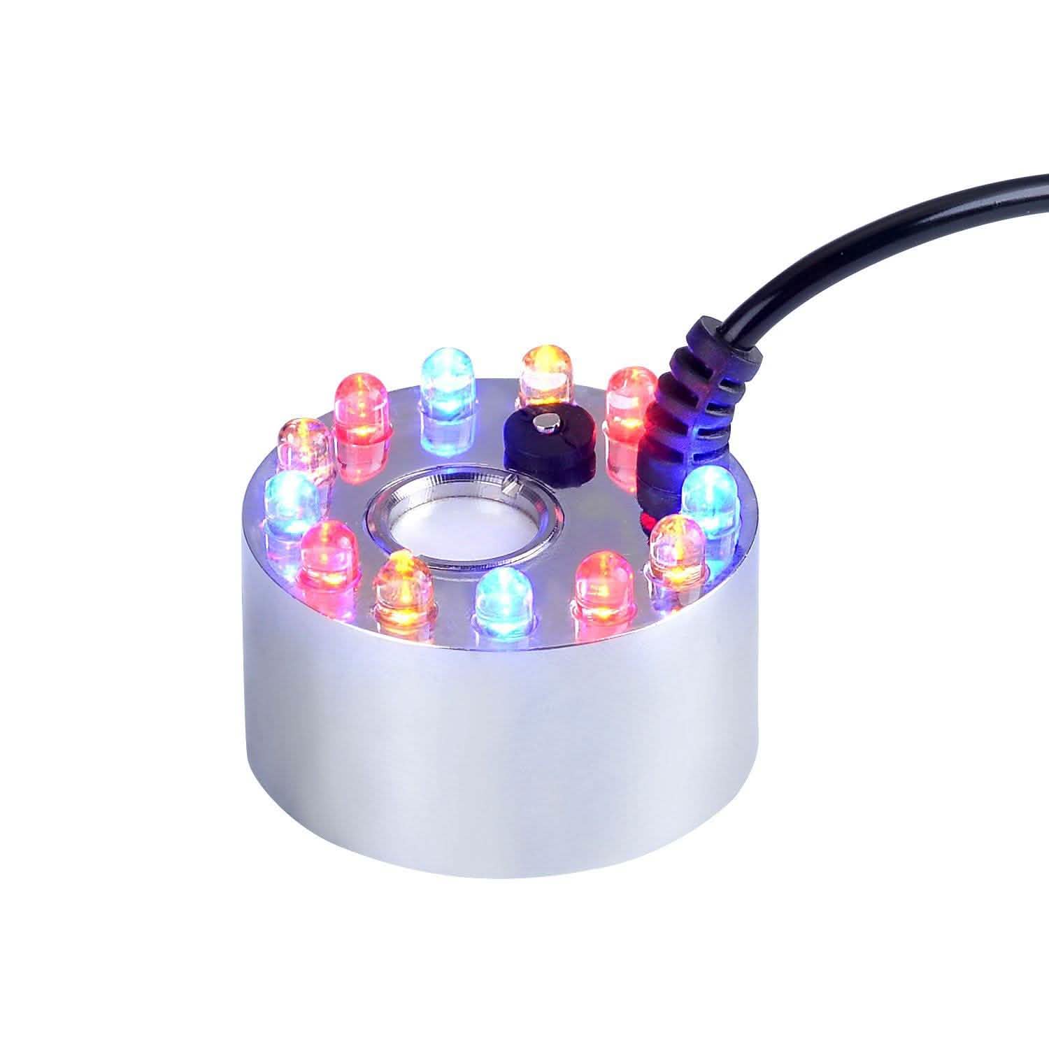 Diffuseur de brume 12 LED changeantes de couleur