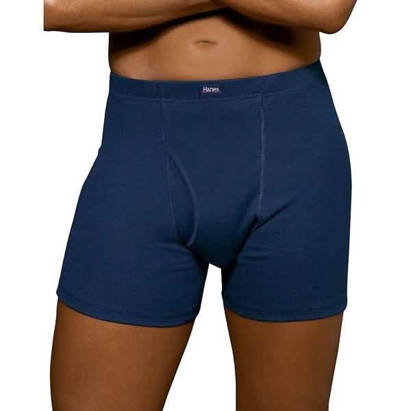 Lot de 12 : Caleçons Hanes 100 % coton – Taille : Petit