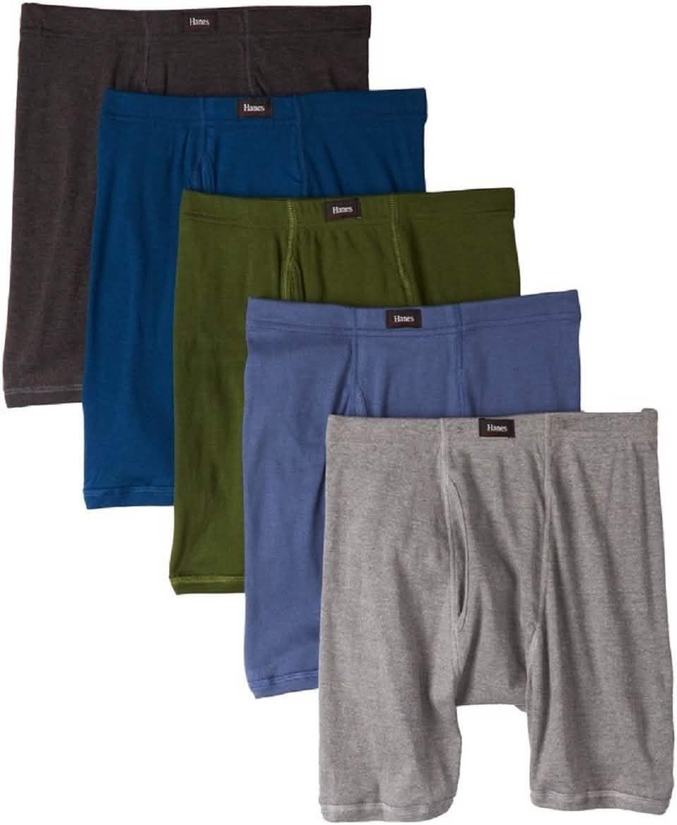 Lot de 12 : Caleçons Hanes 100 % coton – Taille : Petit