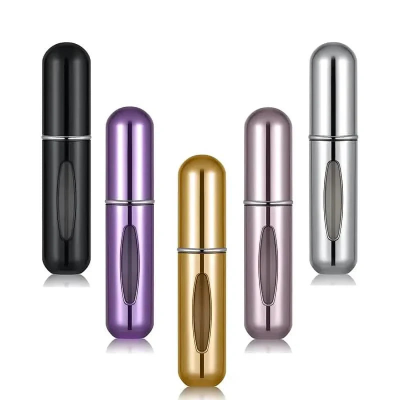 Lot de 12 : Mini flacon atomiseur de parfum rechargeable et portable