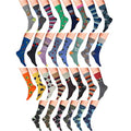 Lot de 12 paires : Chaussettes habillées de qualité supérieure James Fiallo pour hommes