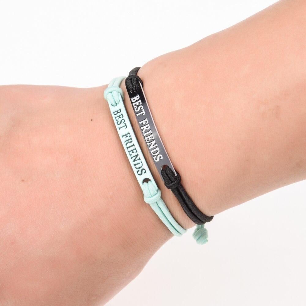 Lot de 12 bracelets à breloques pour couple, tressés, ajustables, avec corde élastique, faits à la main, confortables, assortis, cadeau idéal pour femme, meilleure amie, bijoux de relation.