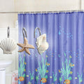 Lot de 12 : Crochets de rideau de douche décoratifs en coquillages AGPTEK