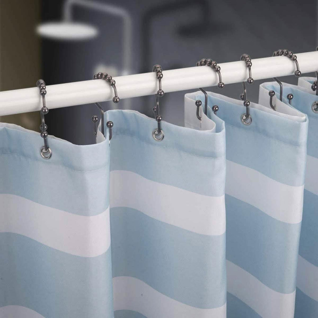 Lot de 12 : Anneaux de rideau de douche Titanker