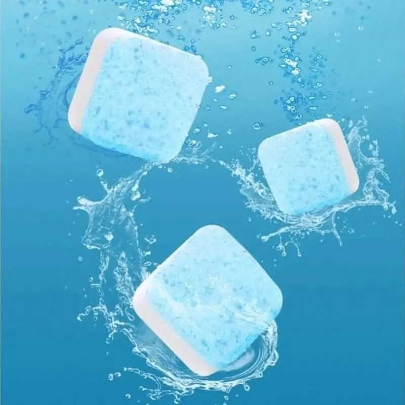 12 pièces : Pastilles de nettoyage effervescentes pour machine à laver