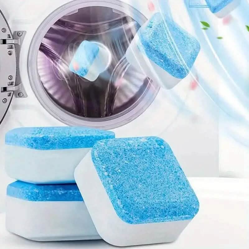 12 pièces : Pastilles de nettoyage effervescentes pour machine à laver