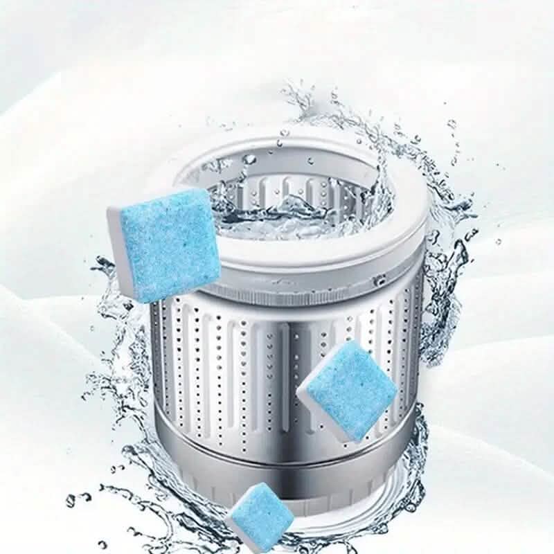 12 pièces : Pastilles de nettoyage effervescentes pour machine à laver