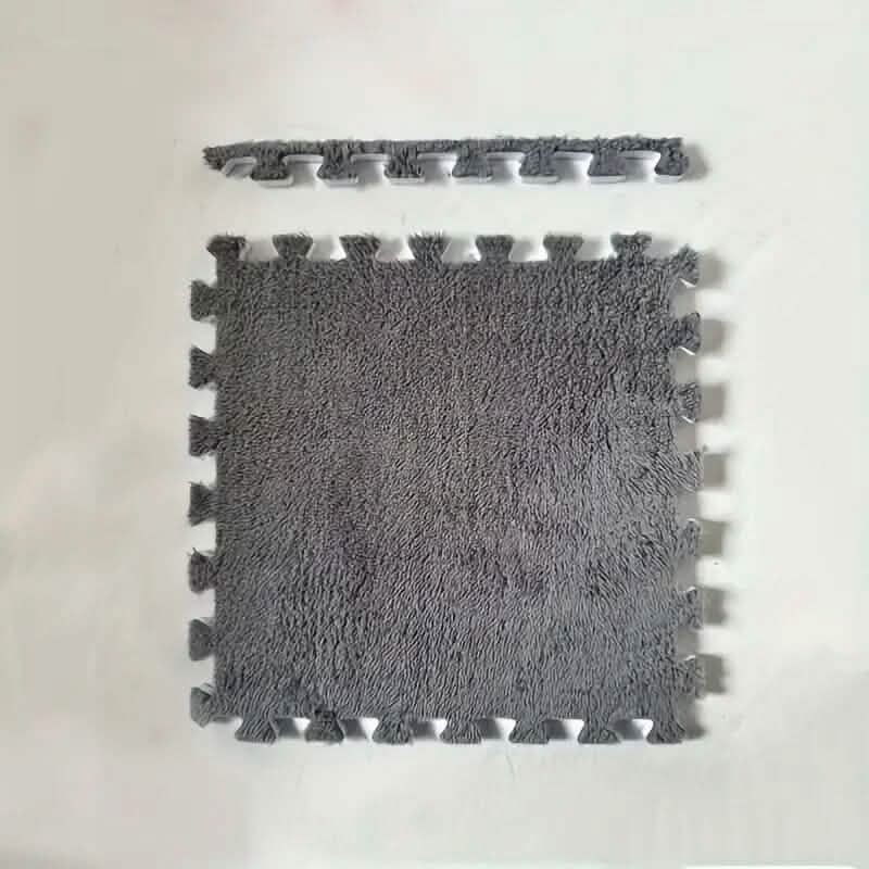 12 pièces : Tapis patchwork recouvrant entièrement le sol