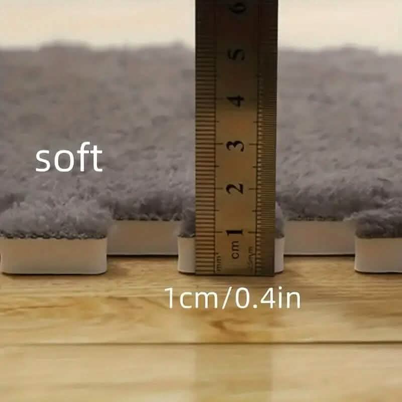 12 pièces : Tapis patchwork recouvrant entièrement le sol