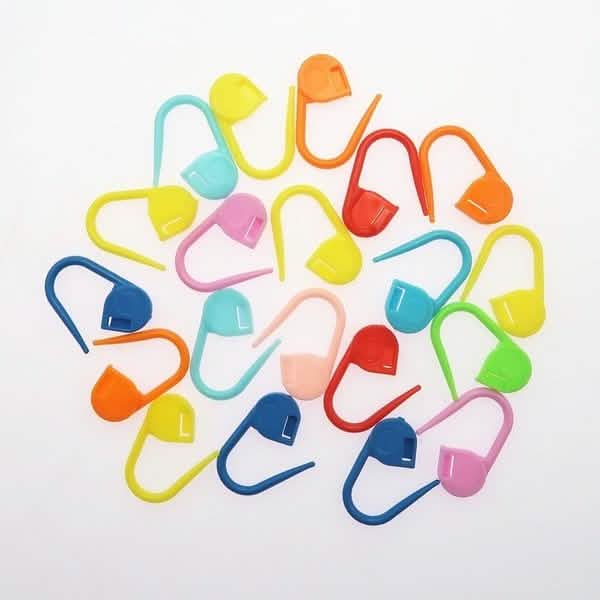 Lot de 120 : marqueurs de points verrouillables en plastique de couleurs assorties pour tricot et crochet