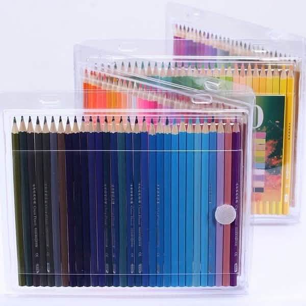 Lot de 120 : Ensemble de crayons de couleur aquarellables