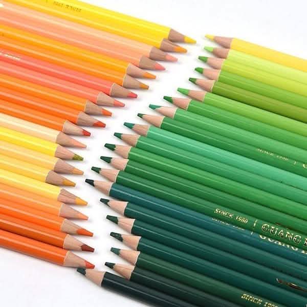Lot de 120 : Ensemble de crayons de couleur aquarellables