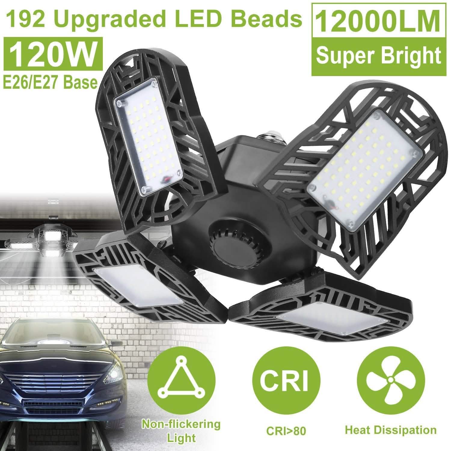 Plafonnier de garage LED 12000LM