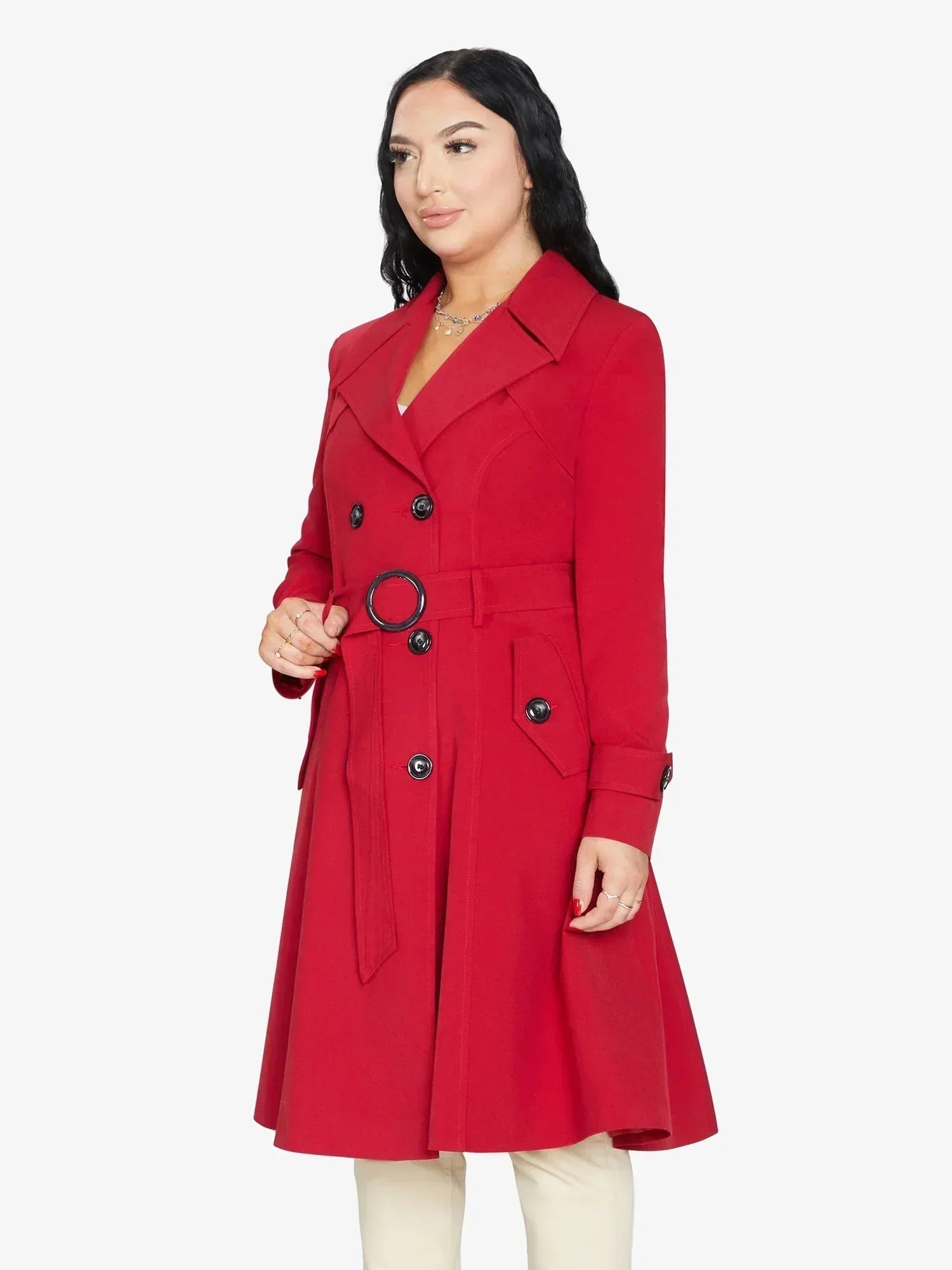 Imperméable trench croisé printemps/été (1201-SP)