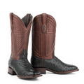 Stetson Dillon (Marron/Noir) - Bottes de cowboy en autruche pour homme