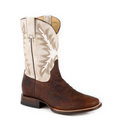 Stetson Cole (Blanc) - Bottes de cowboy pour homme