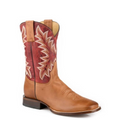 Stetson Cole (Rouge) - Bottes de cowboy pour hommes