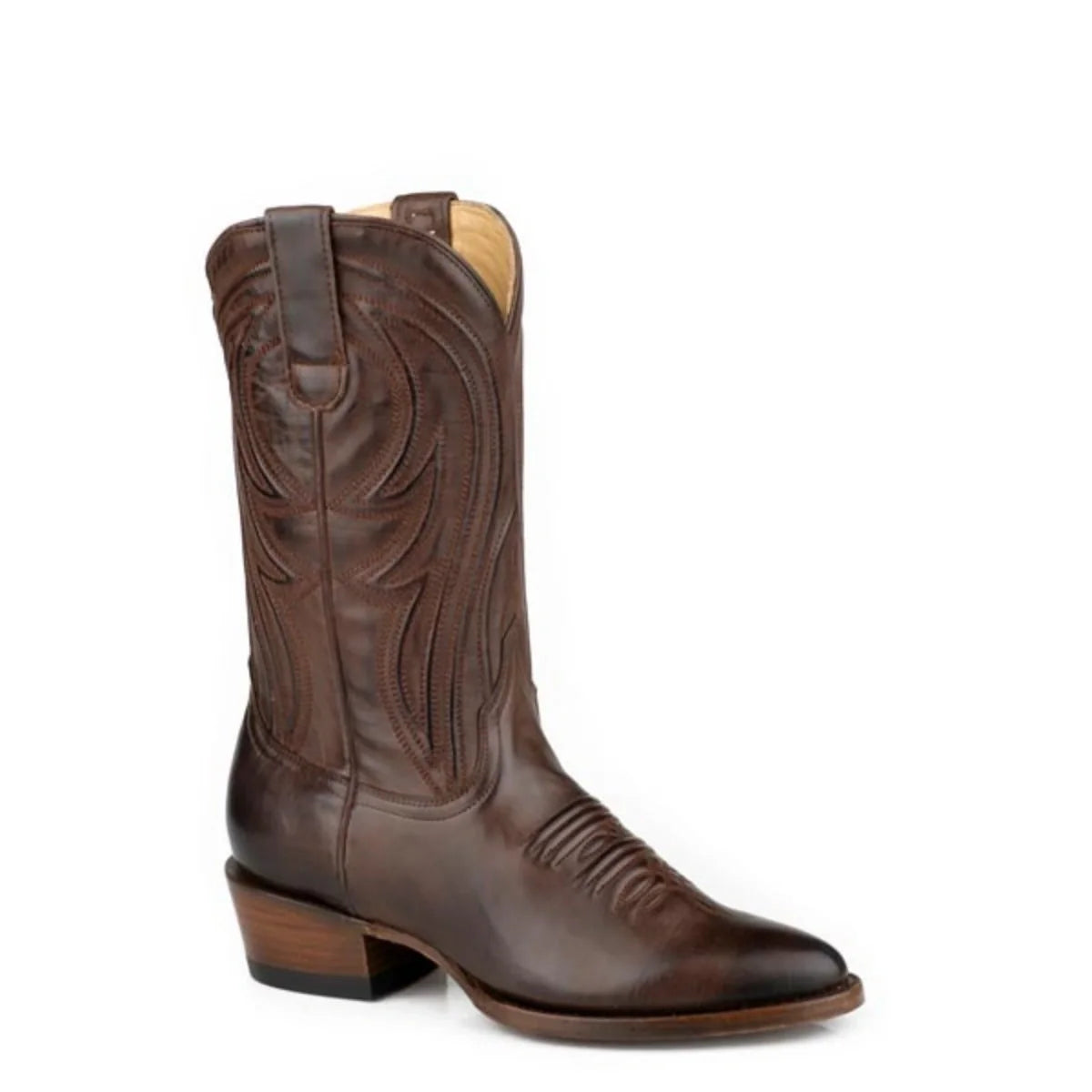 Stetson Nora (marron) - Bottes de cowgirl en cuir pour femme