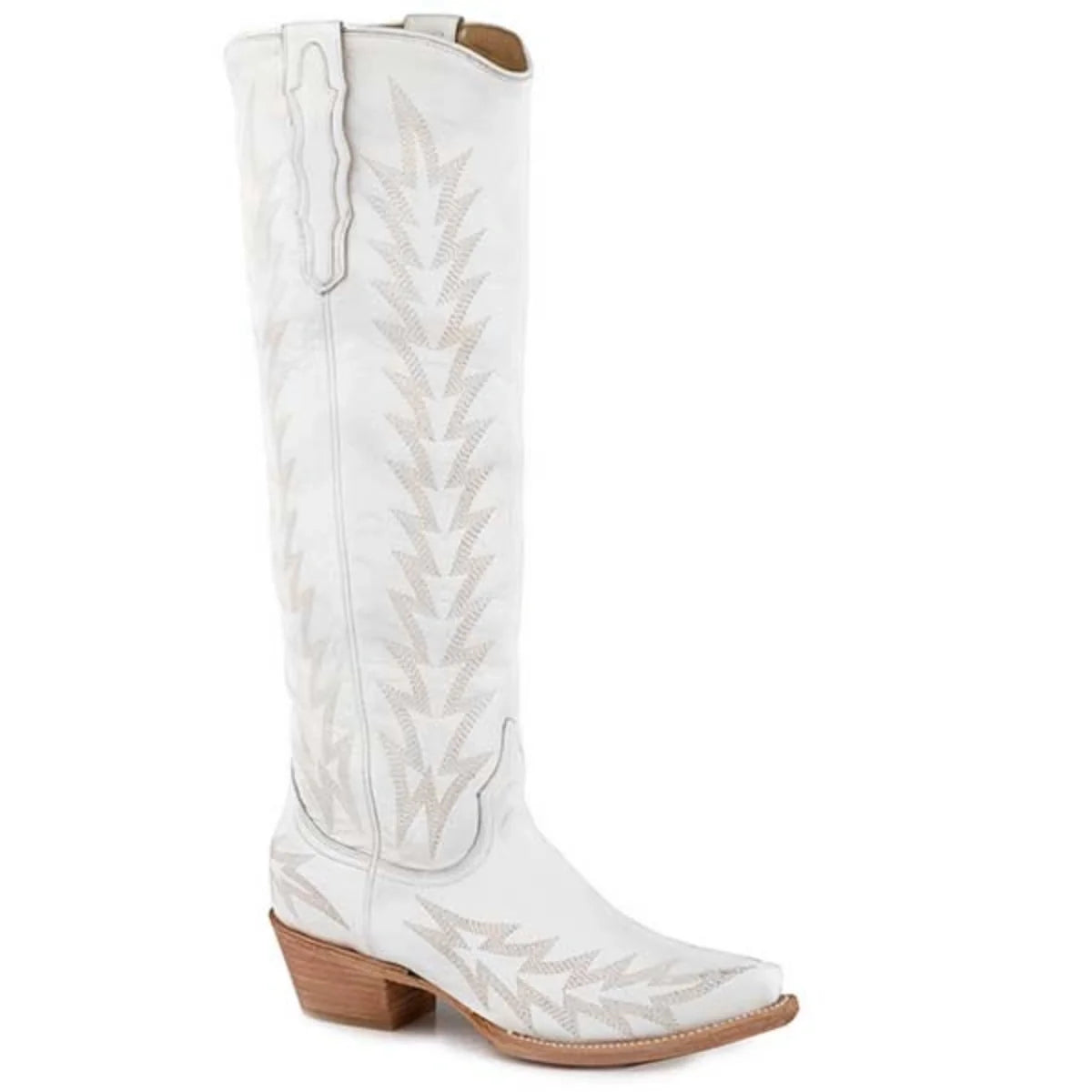 Stetson Sarah (Blanc) - Bottes Cowgirl Femme en Cuir de Chèvre