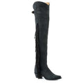 Botte de cow-girl Stetson Glam (Noir) en cuir suédé pour femme