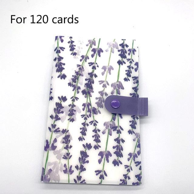 Capacité de 120/240 cartes Range-cartes Classeurs Albums pour cartes de 60 x 90 mm Housse de livre photo Albums de scrapbooking familial Cadeau d'anniversaire de famille pour couple