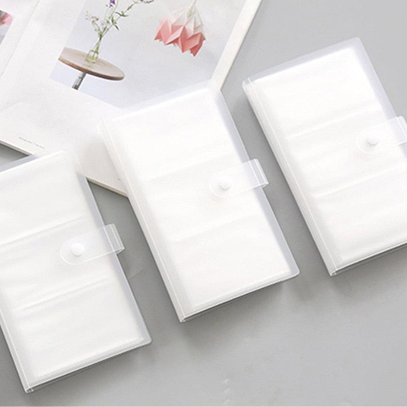 Capacité de 120/240 cartes Range-cartes Classeurs Albums pour cartes de 60 x 90 mm Housse de livre photo Albums de scrapbooking familial Cadeau d'anniversaire de famille pour couple