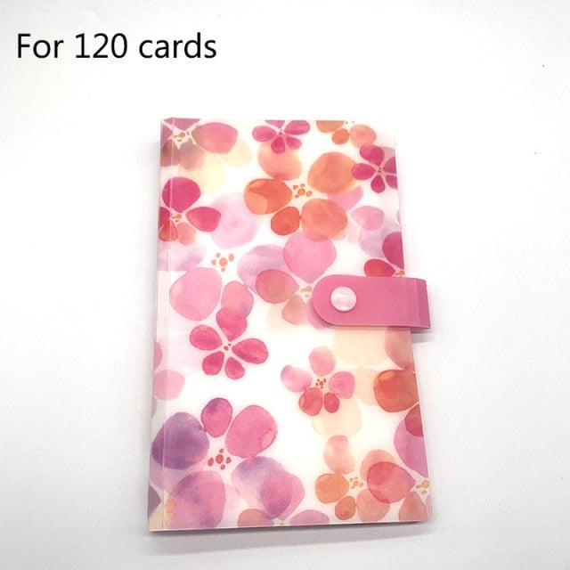 Capacité de 120/240 cartes Range-cartes Classeurs Albums pour cartes de 60 x 90 mm Housse de livre photo Albums de scrapbooking familial Cadeau d'anniversaire de famille pour couple